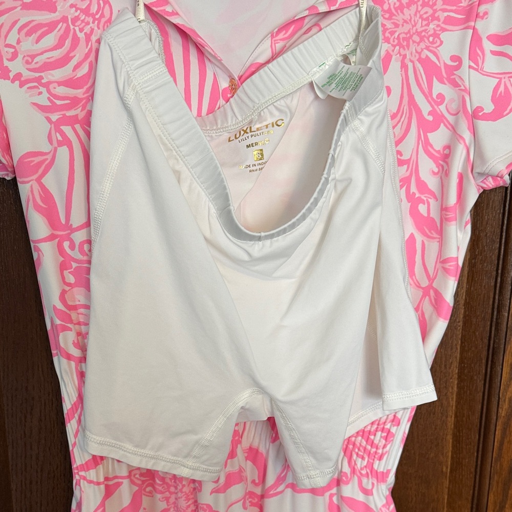 Lilly Pulitzer Vibrant Pink and Cream Dress - Picture 3 of 5